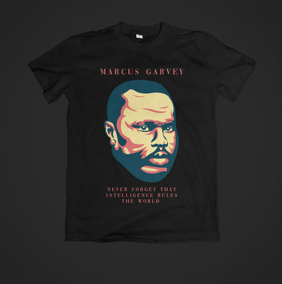 Marcus Garvey with Words Black